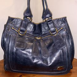 Chloe’ Large Navy “Bay” Bag Originally:$2499