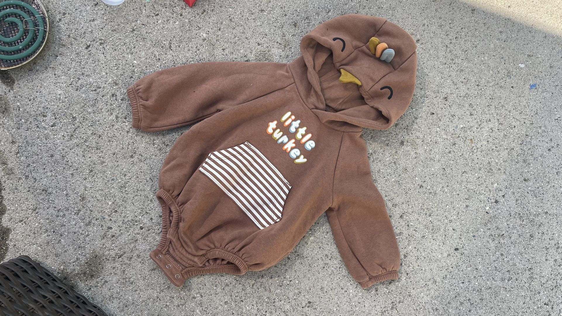 Thanksgiving Turkey Halloween Onesie 6-12 Months