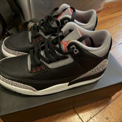JORDAN BLACK CEMENT 3's 