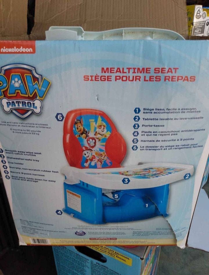 New Paw Patrol Meal Chair And stroller $40