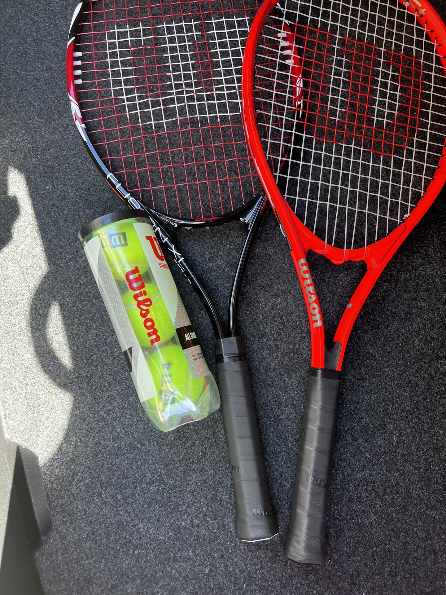 Tennis Racket And Tennis Balls
