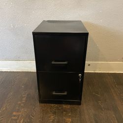 2 Drawers Cabinet With Key
