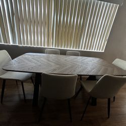 6-chair dining set