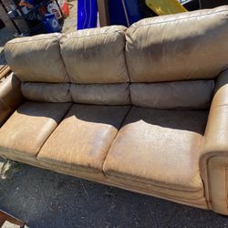Leather Couch 