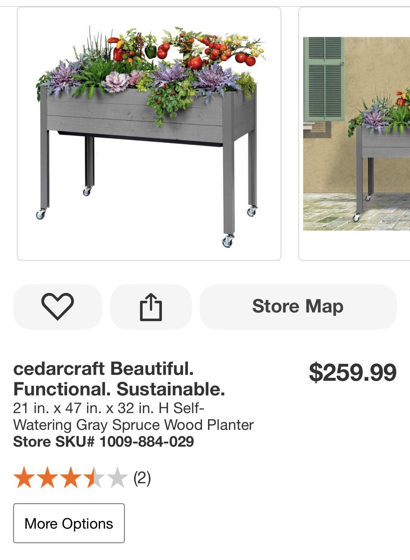 Cedarcraft Self Watering Planter