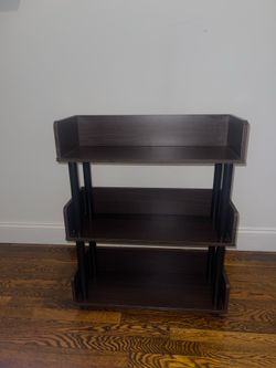 Small dark brown bookstand