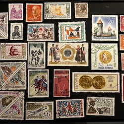 International Collection of Vintage Stamps