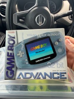 Nintendo Game Boy Advance Glacier AGB-001 Console CIB Box Authentic OEM Tested