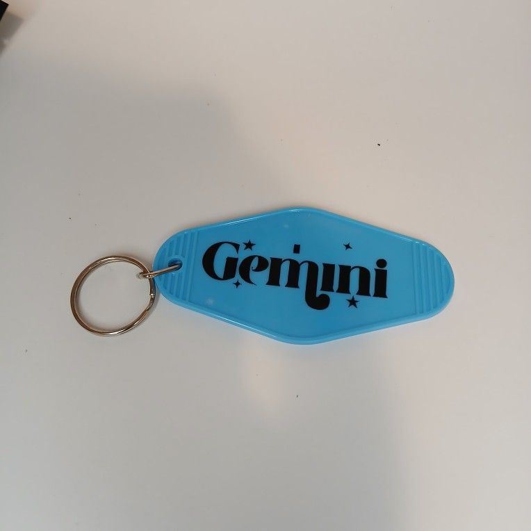 Hotel Key Zodiac Sign Keychain