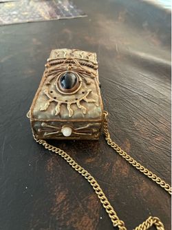 metal box maybe a purse