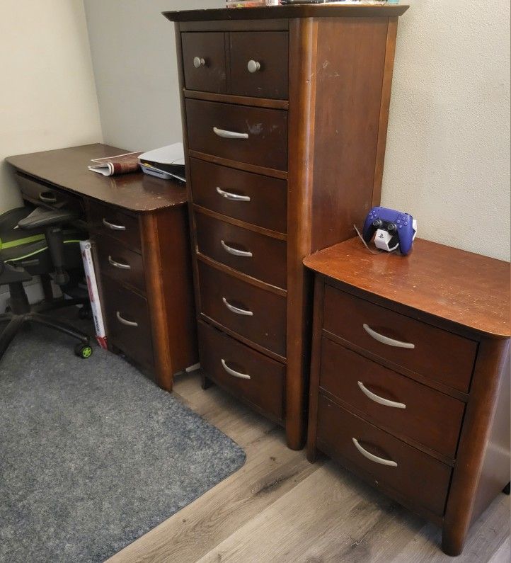 Dresser, Nightstand, Desk