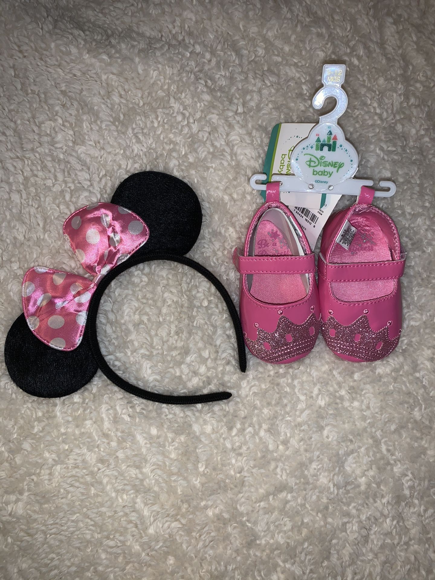 Minnie Mouse Shoes and Ears