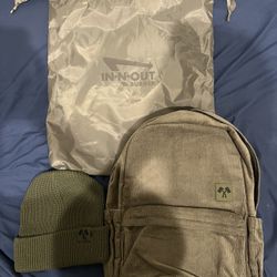 In-N-Out Burger Backpack & Beanie Exclusive Gift