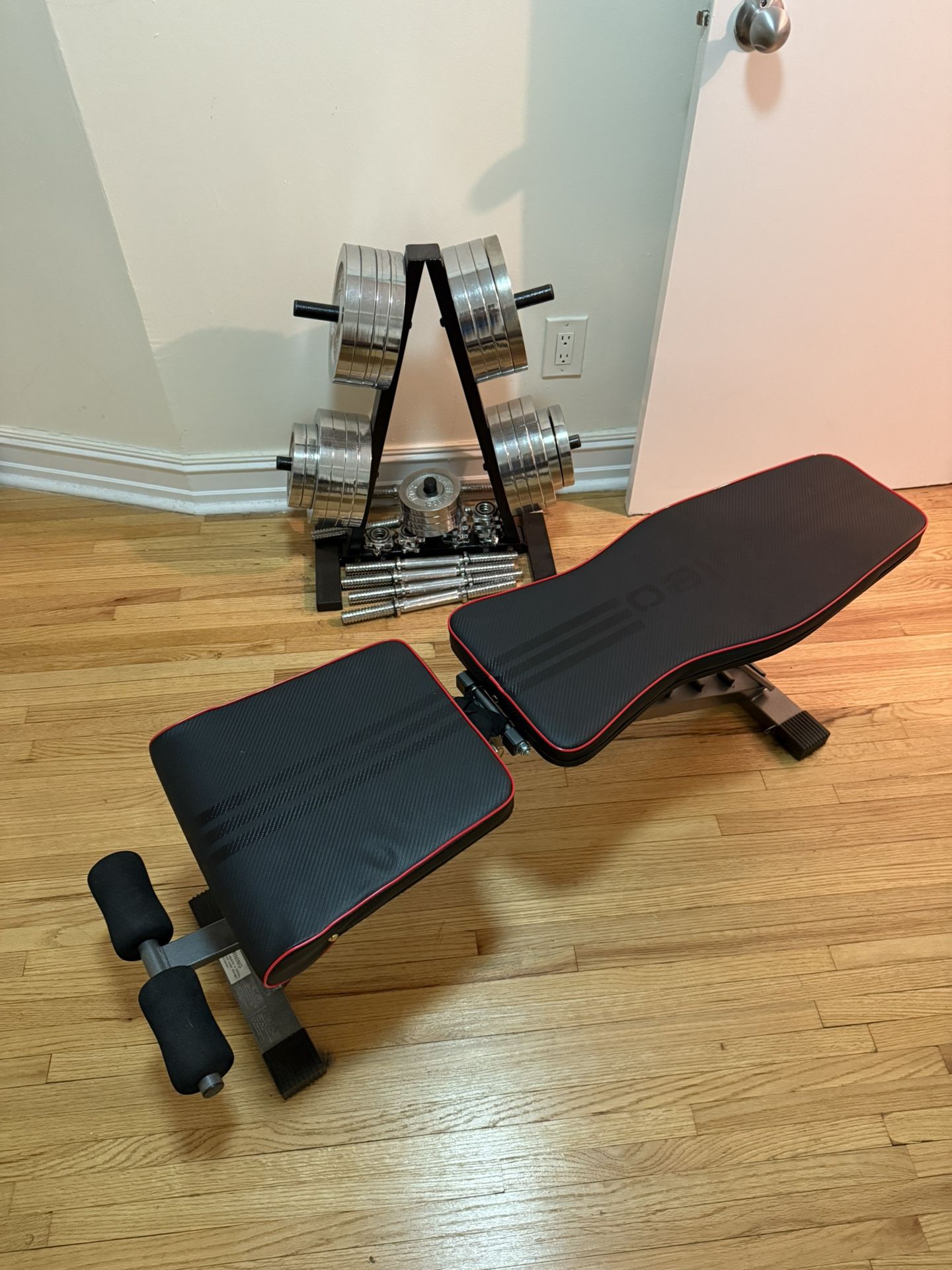 Bench Press Set With Dumbbells