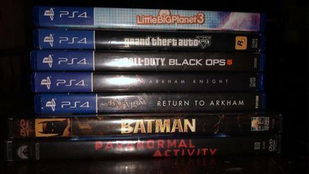 Ps4 Games and Movies