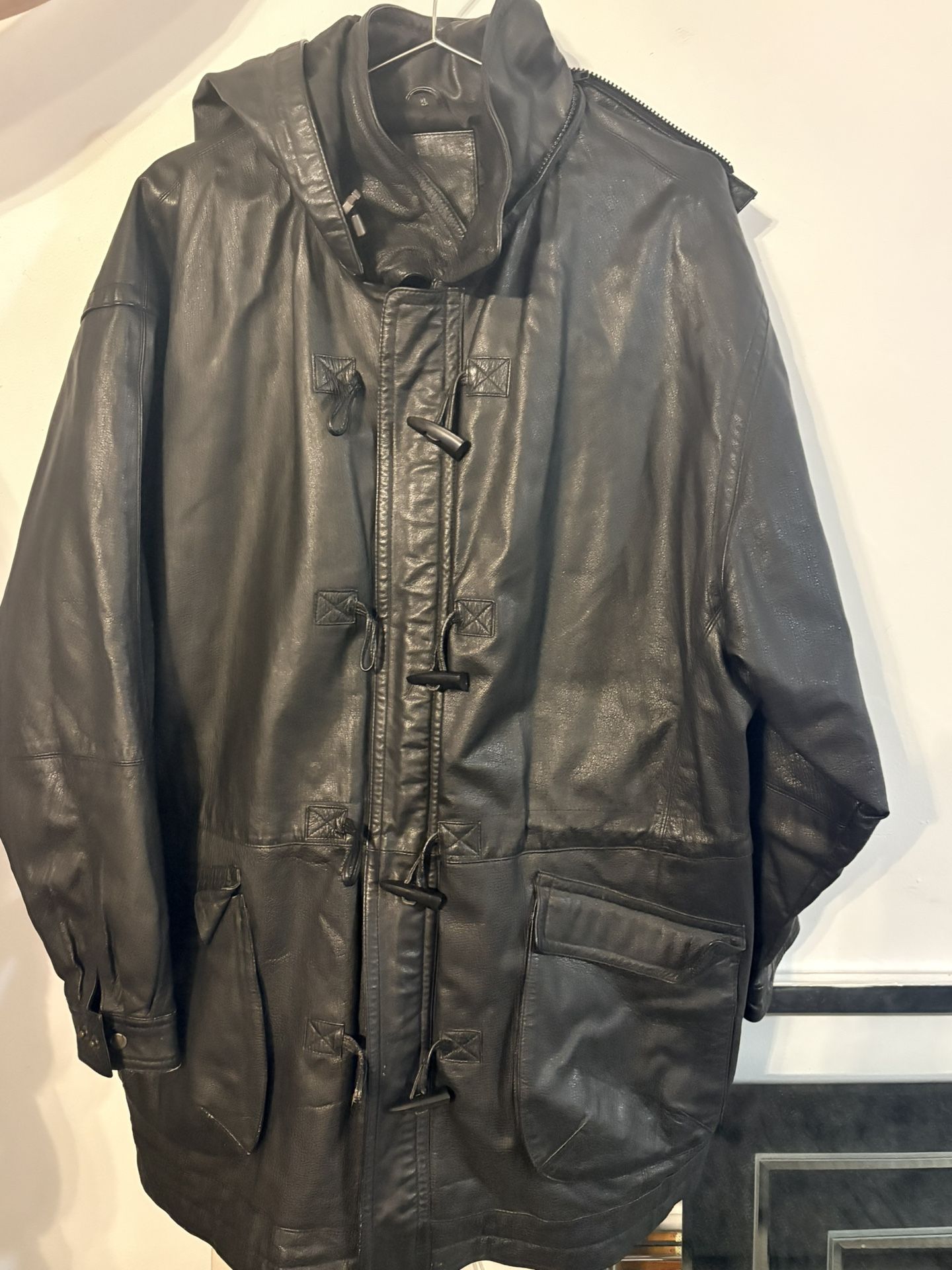 Leather Coat 