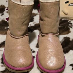 Beautiful Pink Sparkle Ugg Boots