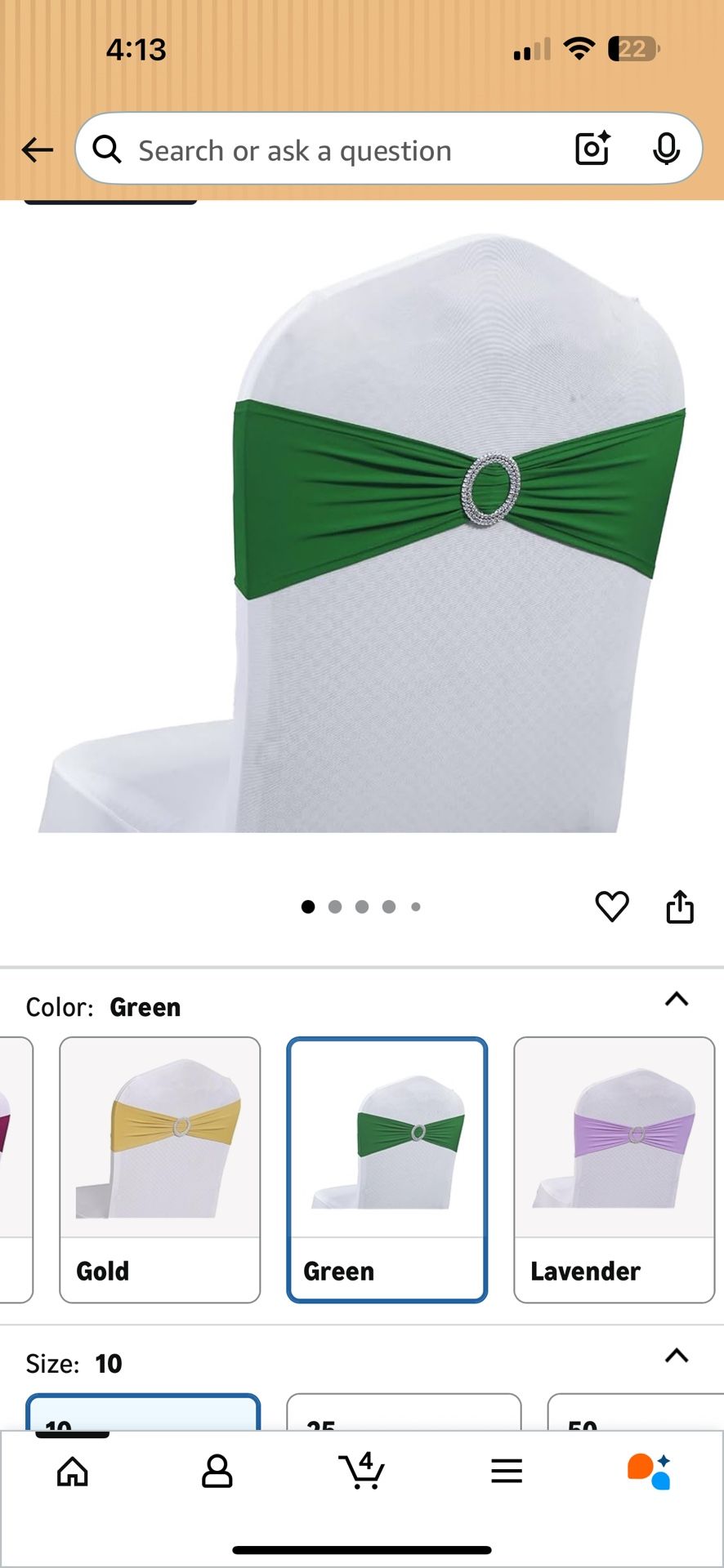 Pack of 50 Spandex Chair Sashes Bow Premium Stretch Chair Cover Band with Buckle Slider