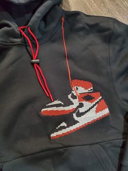 Jordan 1 hoodie (black toe)