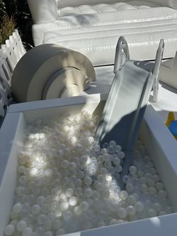 Soft Play White Bounce House