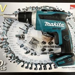 Makita 18v LXT Brushless Drywall Screwgun 
