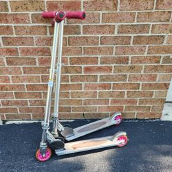 2 Pink Razor Scooters
