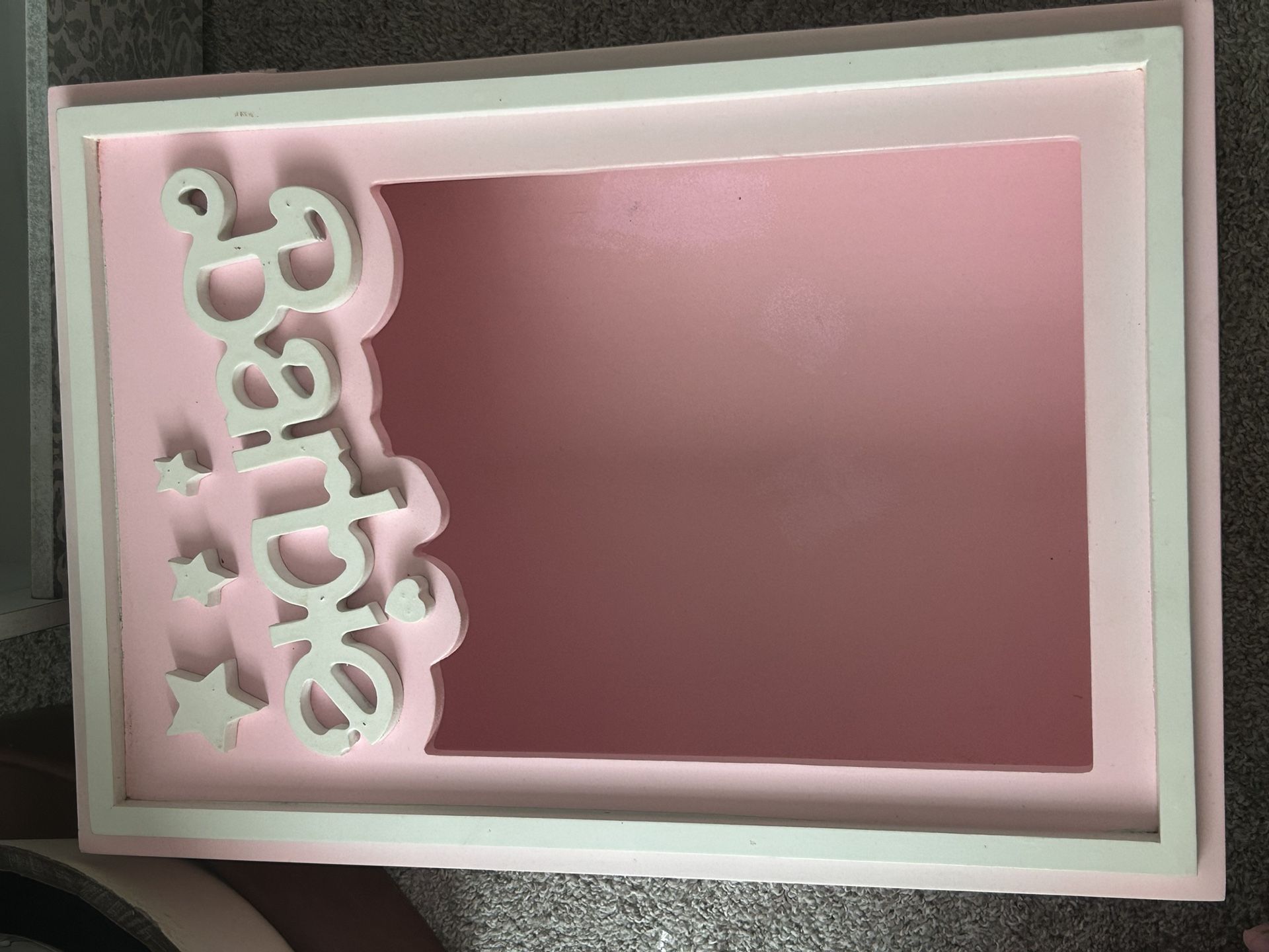 Newborn Photography Barbie Wooden Box