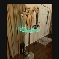 Pub Style High Table With Built in Led Lights 