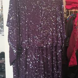 Plum/Purple Cocktail Dress Size 22 