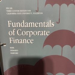 Fundamentals of Corporate Finance