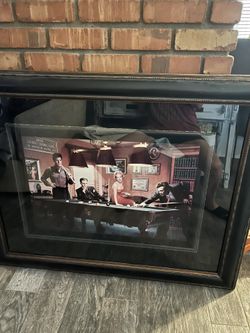 Huge Framed Marilyn Monroe Picture