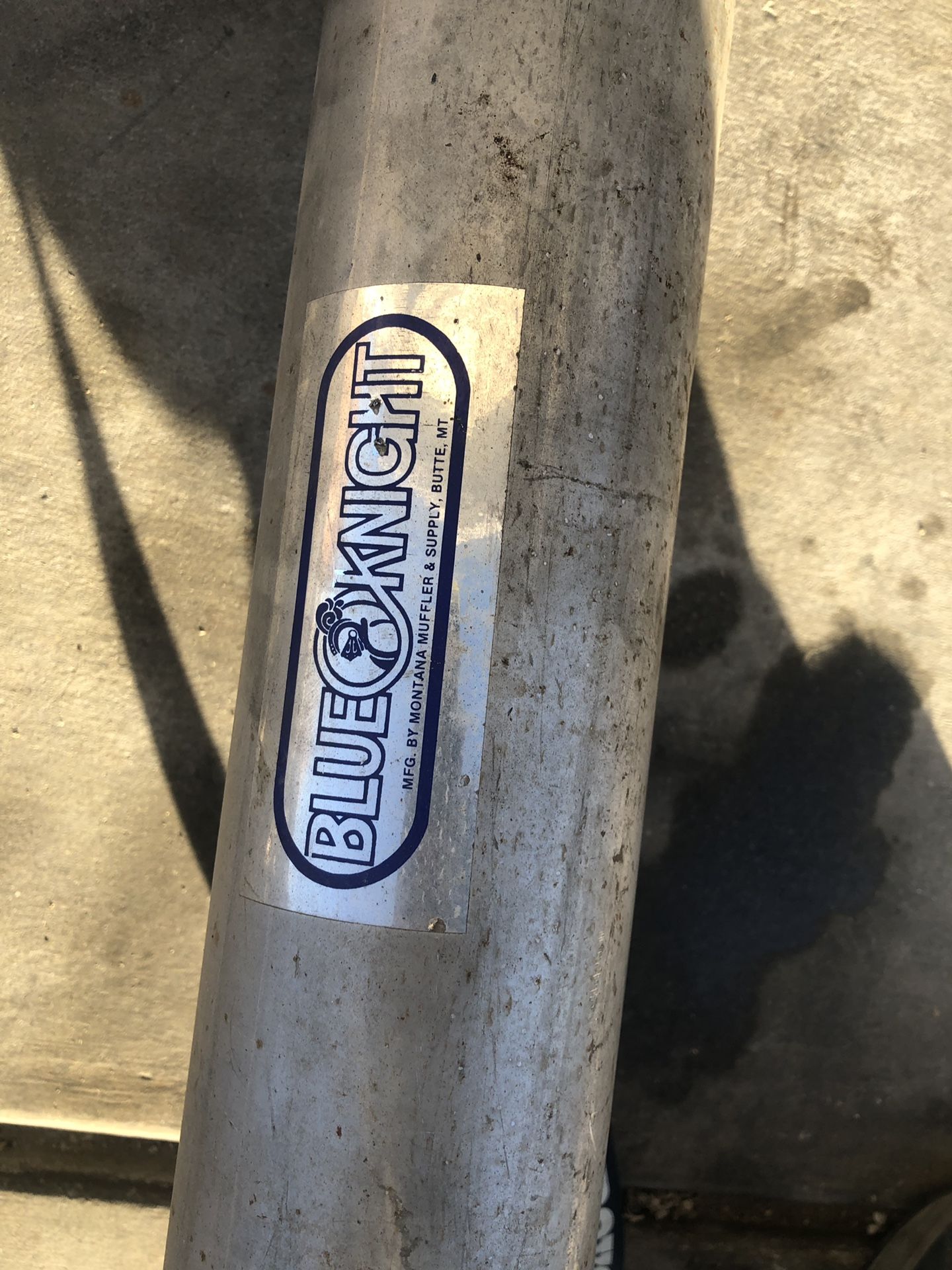 Blue knight 18” glass pack mufflers