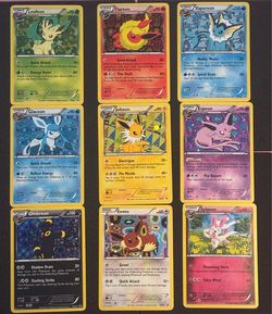 Pokemon Full Eeveelution Set Black & White Promos
