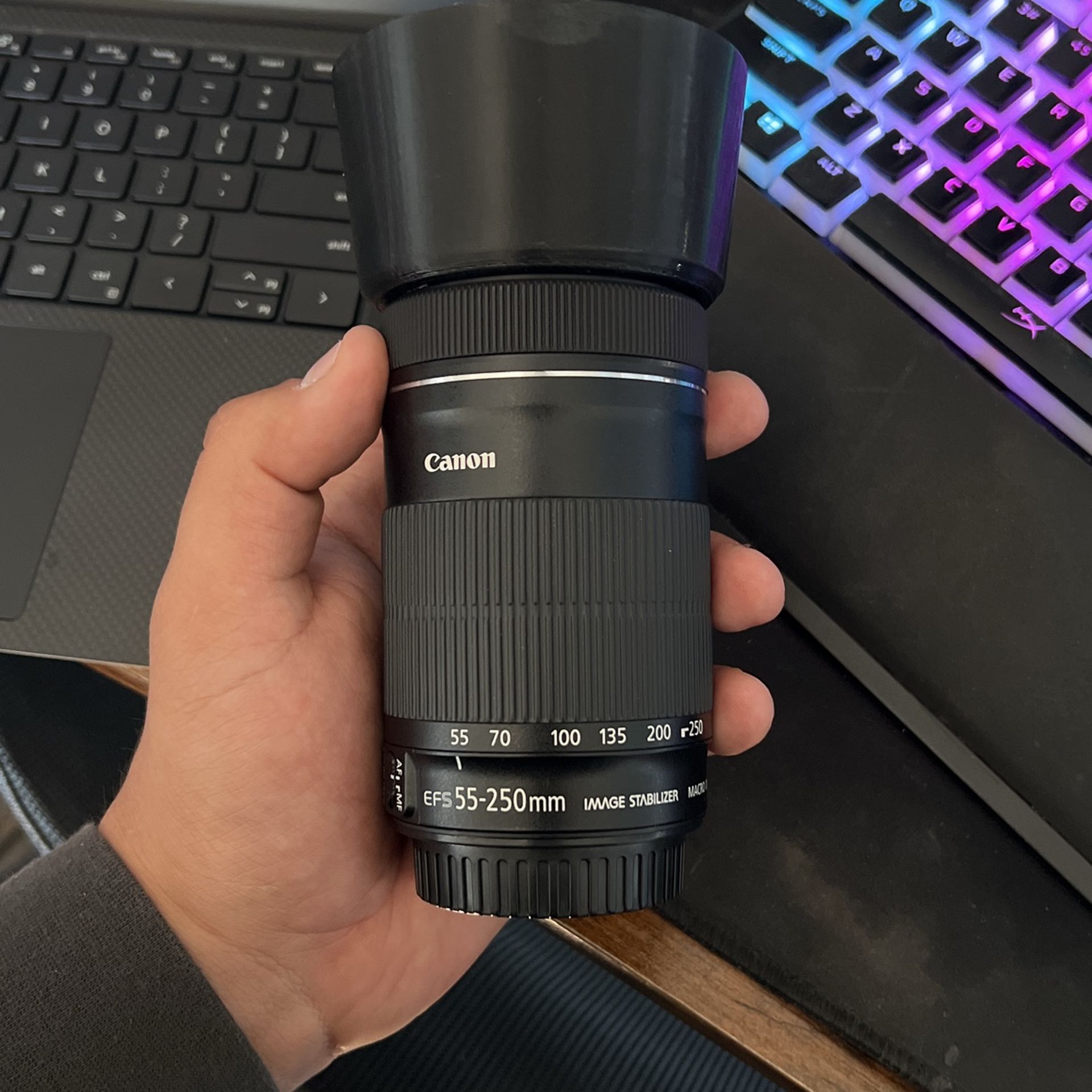 Canon EFS. 55-250 Mm Lens 