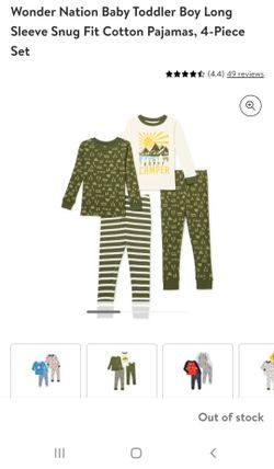 2 long sleeve pajamas set NWT size 3T
