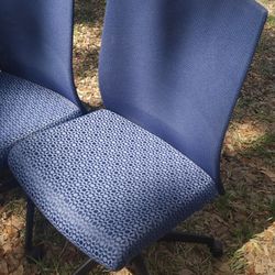 TEN NICE MATCHING ADJUSTABLE MESH BACK OFFICE CHAIRS 