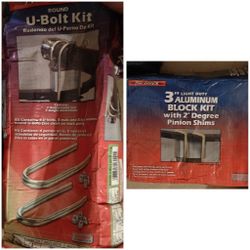 3" Rear Lift Block Kit + U-Bolt Kit – New (Complete Rear Lift Setup)