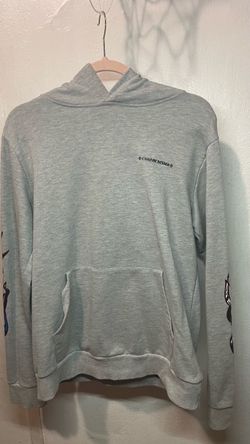 Chrome Hearts Gray Logo Graphic Print Hoodie Mens M