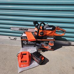 eFORCE 18 in. 56V Cordless Electric Battery Brushless Rear Handle Chainsaw Kit with 5.0Ah Battery and Charger