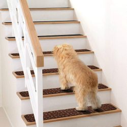 (New in Box)
ELOGIO Carpet Stair Treads Set of 13 Non Slip/Skid Rubber Runner Mats or Rug Tread – Indoor Outdoor Pet Dog Stair Treads Pads – Non-Slip 