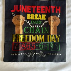 Juneteenth Pillow Cover 