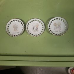 Mini Precious Moments Plates