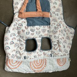 Shopping cart seat cover