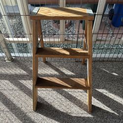 Folding Wooden Step Stool