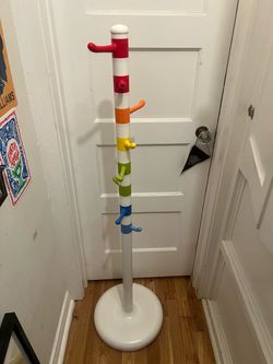 Vintage Kids IKEA rainbow coat rack