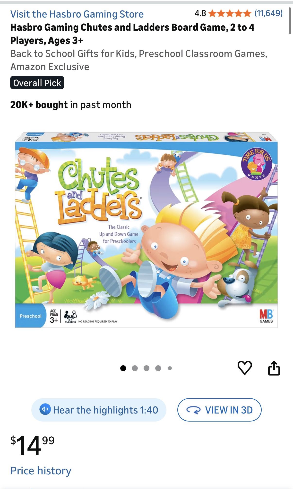 Chutes And Ladders Game