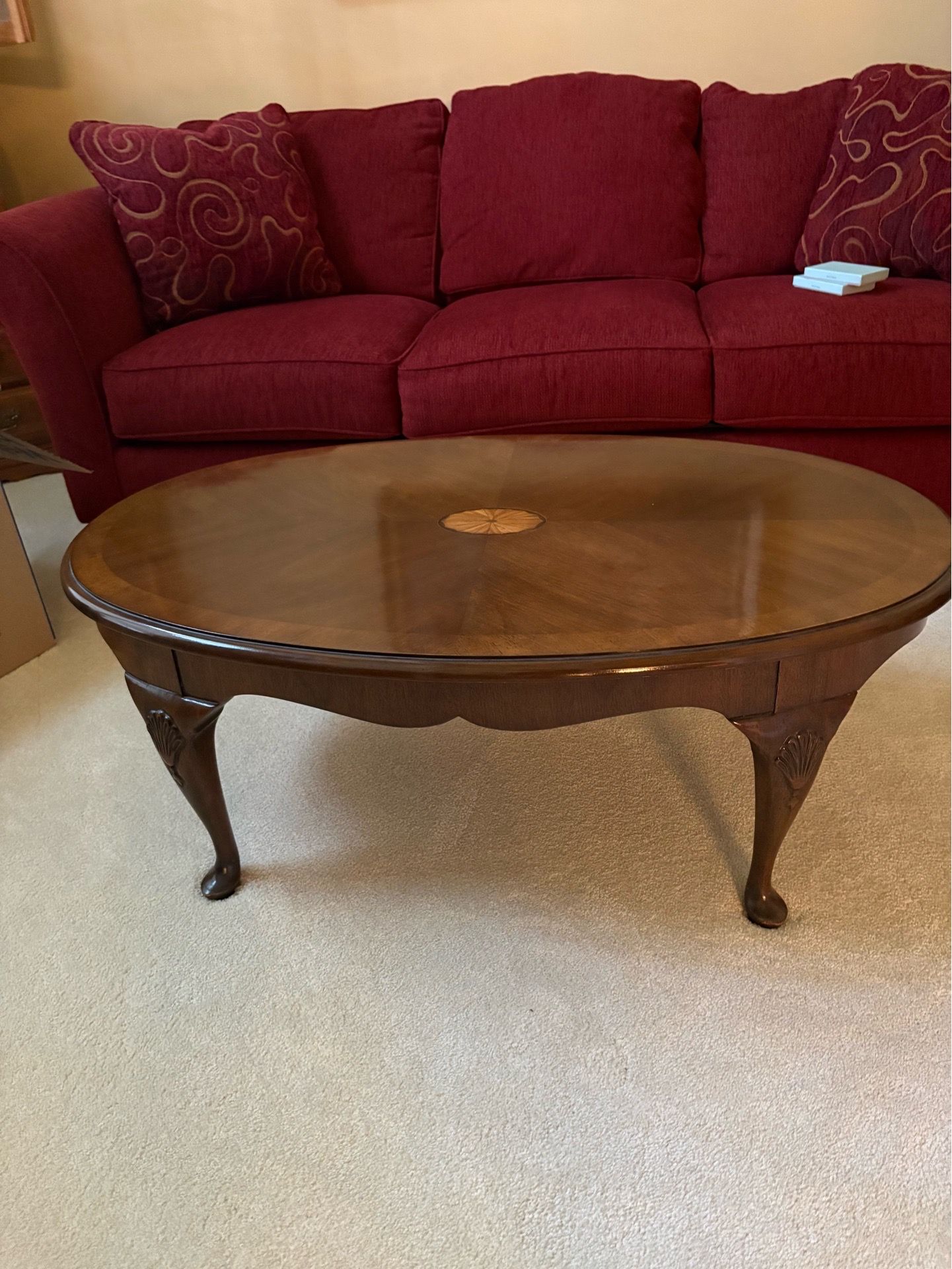 Formal Coffee Table with Inlay