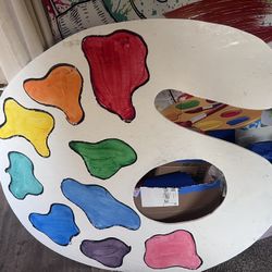 Life Size Paint Palette Decor