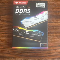 T-Force, Team Group 16GB (2 x 8GB) 288-Pin PC RAM DDR5 6000  (PC5 48000) RGB