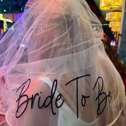 Bride To Be Bachelorette Veil
